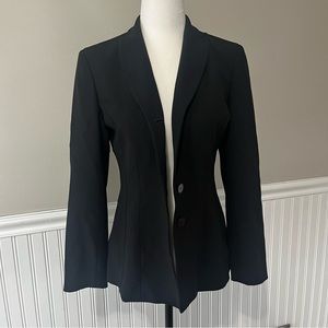 Ann Taylor Petites Fitted Black Blazer